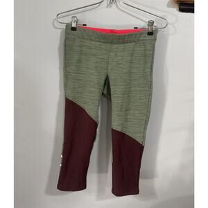 Ortovox Fleece Light Short Pants Womens Green Forest Sz Small Warm Hiking Ski